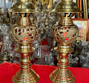 den-tho-rong-phuong-cao-57cm-mau-vang-bong